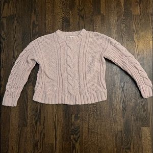 aeropostale soft pink sweater